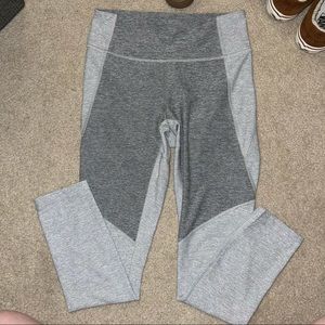 3/4 two tone warm up leggings